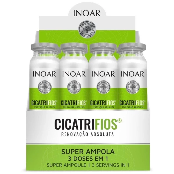 12 Ampoules CicatriFios Inoar 45ML 2 12 Ampoules CicatriFios Inoar 45ML – Image 2