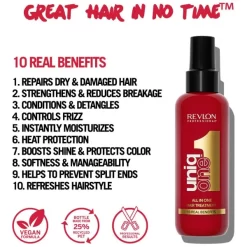 12 Sprays 10-en-1 Original UniqOne Revlon 150ML -Hair Care Soldes 12 sprays 10 en 1 original uniqone revlon 150ml 3