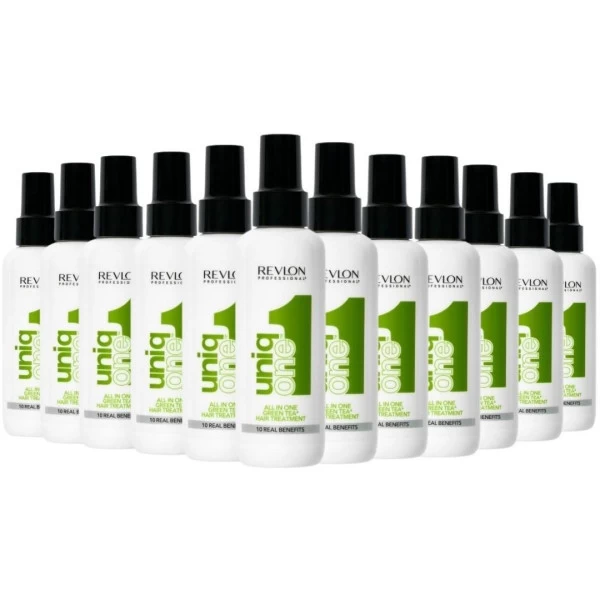 12 Sprays 10-en-1 Thé Vert UniqOne Revlon 150ML 1 12 Sprays 10-en-1 Thé Vert UniqOne Revlon 150ML