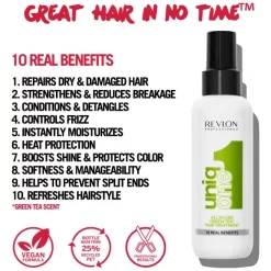 3 Sprays 10-en-1 Thé Vert UniqOne Revlon 150ML -Hair Care Soldes 3 sprays 10 en 1 the vert uniqone revlon 150ml 3