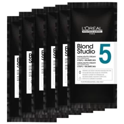 6 Sachets De Décoloration 5 Tons Majimèches Blond Studio L'Oréal Professionnel 25g