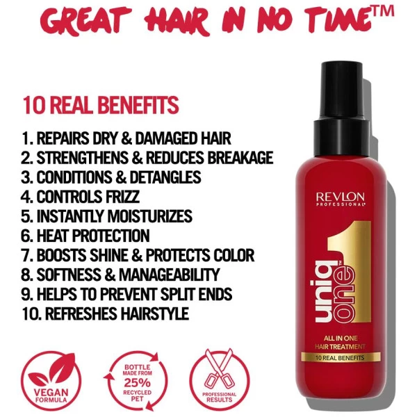 6 Sprays 10-en-1 Original UniqOne Revlon 150ML 4 6 Sprays 10-en-1 Original UniqOne Revlon 150ML – Image 4