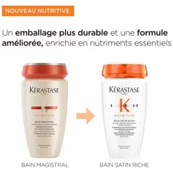 Bain Satin Riche Nutritive Kérastase 250ML -Hair Care Soldes bain satin riche nutritive kerastase 250ml 6