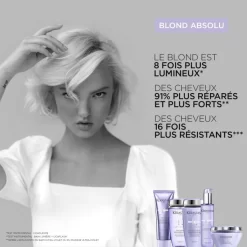 Coffret Printemps Cheveux Blonds Blond Absolu Kérastase -Hair Care Soldes coffret printemps cheveux blonds blond absolu kerastase 6
