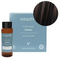 Coloration For Man Naturel Moyen Cheveux & Barbe Vitality's 3x50ML