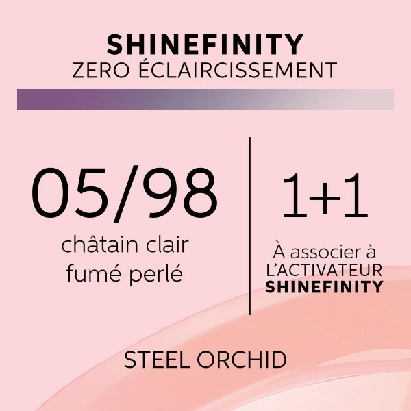 Coloration Gloss Shinefinity 05/98 Stell Orchid Wella 60ML 2 Coloration Gloss Shinefinity 05/98 Stell Orchid Wella 60ML – Image 2