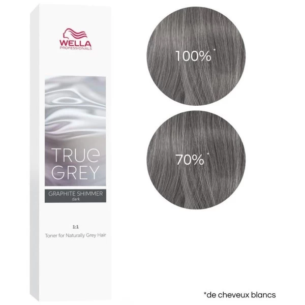 Coloration True Grey Graphite Shimmer Dark Wella 60ML 1 Coloration True Grey Graphite Shimmer Dark Wella 60ML
