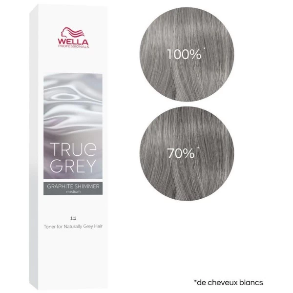 Coloration True Grey Graphite Shimmer Medium Wella 60ML 1 Coloration True Grey Graphite Shimmer Medium Wella 60ML