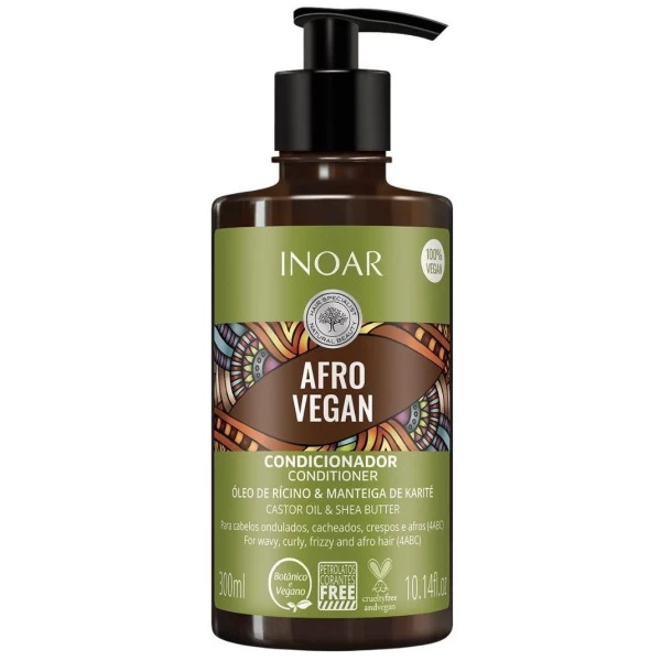 Conditionneur Afro Vegan Inoar 300ML 1 Conditionneur Afro Vegan Inoar 300ML