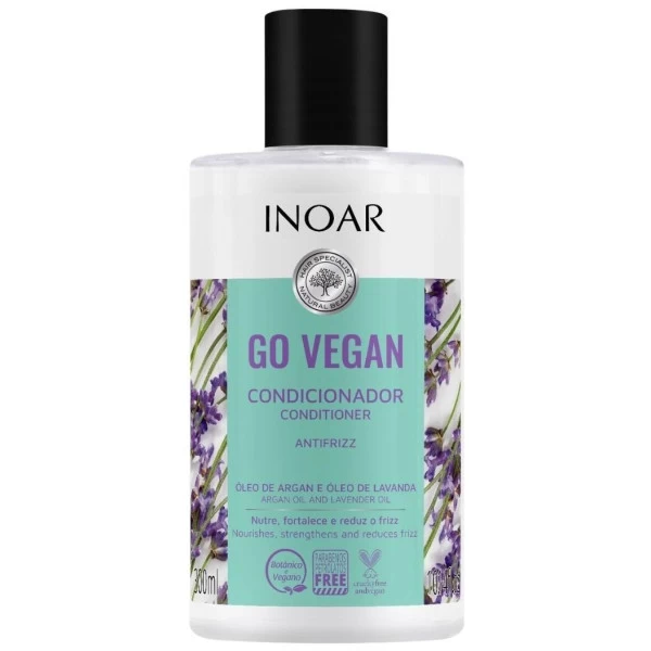 Conditionneur Antifrizz Go Vegan Inoar 300ML 1 Conditionneur Antifrizz Go Vegan Inoar 300ML