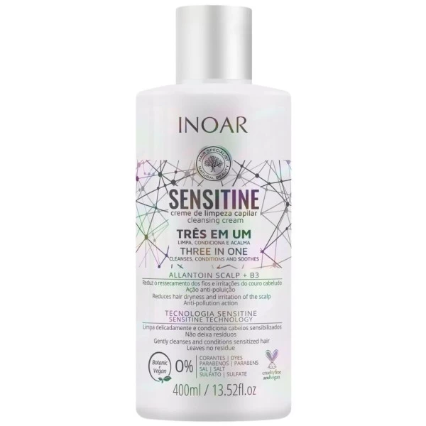 Crème Nettoyante Sensitine Inoar 400ML 1 Crème Nettoyante Sensitine Inoar 400ML