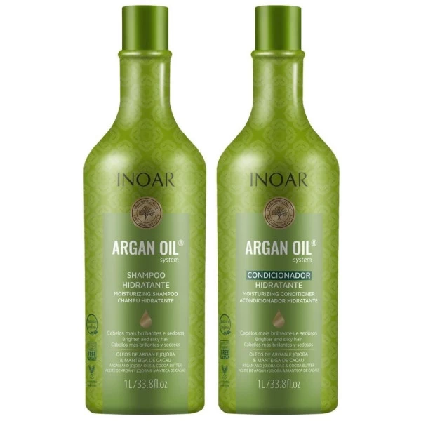 Duo Argan Oil Inoar 2x1L 1 Duo Argan Oil Inoar 2x1L