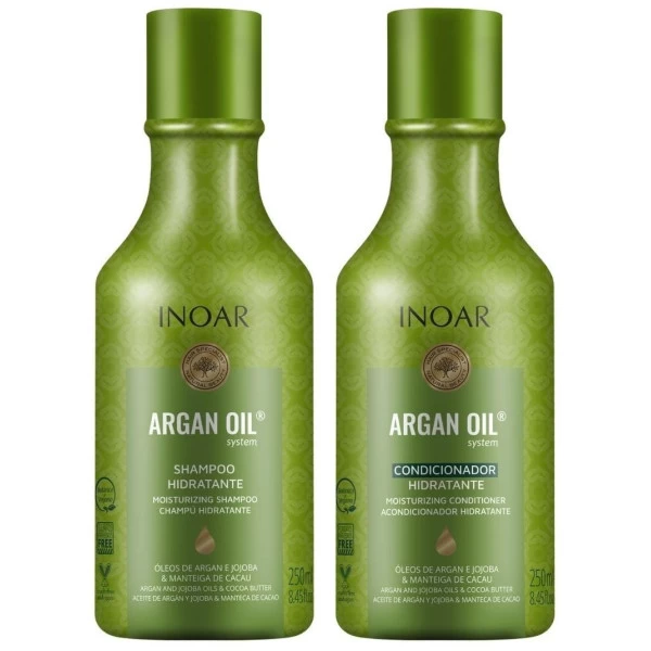 Duo Argan Oil Inoar 2x250ML 1 Duo Argan Oil Inoar 2x250ML