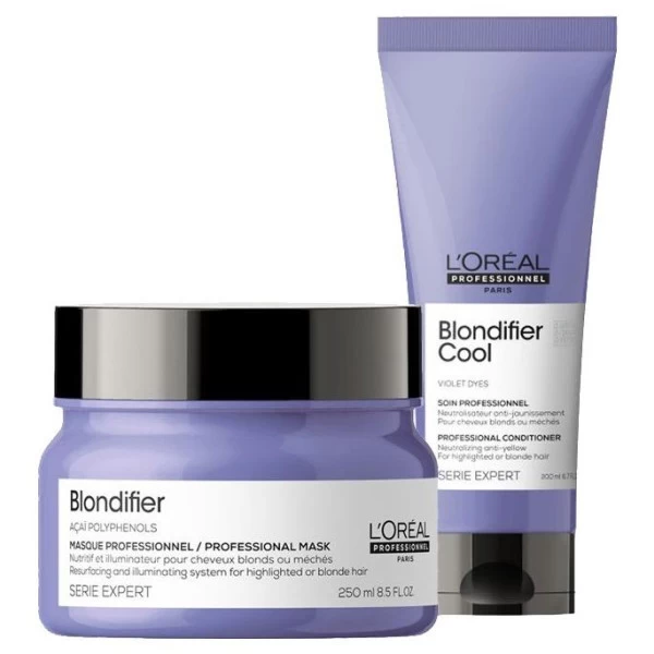 Duo Masque & Soin Blondifier L'Oréal Professionnel 1 Duo Masque & Soin Blondifier L'Oréal Professionnel