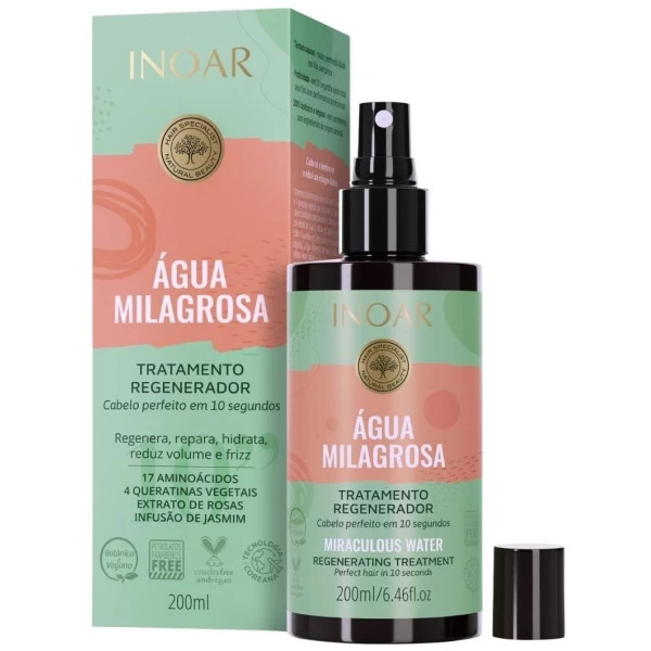 Eau Miraculeuse Inoar 200ML 2 Eau Miraculeuse Inoar 200ML – Image 2