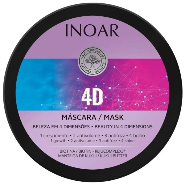 Masque 4D Inoar 250g 2 Masque 4D Inoar 250g – Image 2