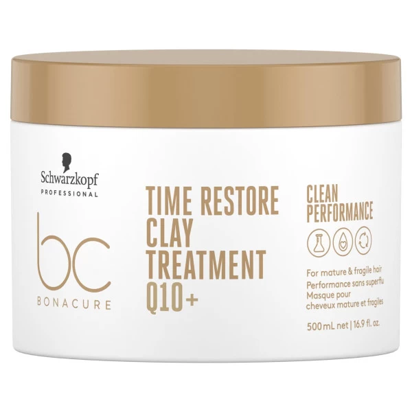 Masque à L'argile BC Bonacure Time Restore Schwarzkopf 500ML 1 Masque à L'argile BC Bonacure Time Restore Schwarzkopf 500ML