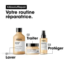 Masque Gold Absolut Repair L'Oréal Professionnel 250ML -Hair Care Soldes masque gold absolut repair l oreal professionnel 250ml 3