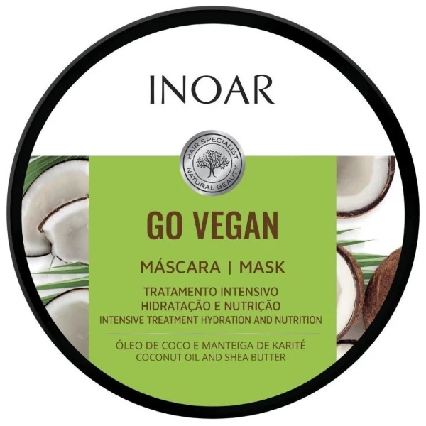 Masque Hydratation Go Vegan Inoar 250g 2 Masque Hydratation Go Vegan Inoar 250g – Image 2