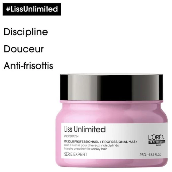 Masque Liss Unlimited L'Oréal Professionnel 250ML 3 Masque Liss Unlimited L'Oréal Professionnel 250ML – Image 3