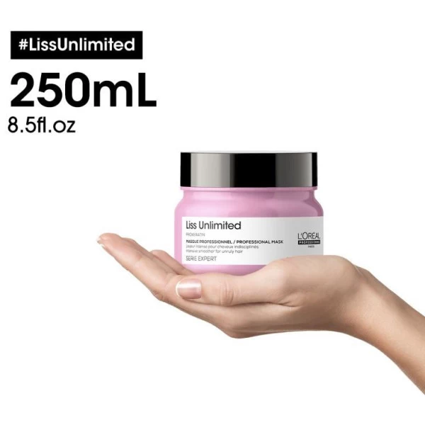 Masque Liss Unlimited L'Oréal Professionnel 250ML 5 Masque Liss Unlimited L'Oréal Professionnel 250ML – Image 5