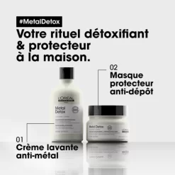 Masque Metal Detox L'Oréal Professionnel 250ML 13 Masque Metal Detox L'Oréal Professionnel 250ML -Hair Care Soldes masque metal detox l oreal professionnel 250ml 3