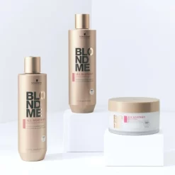 Masque Riche BlondMe Schwarzkopf 200ML -Hair Care Soldes masque riche blondme schwarzkopf 200ml 3