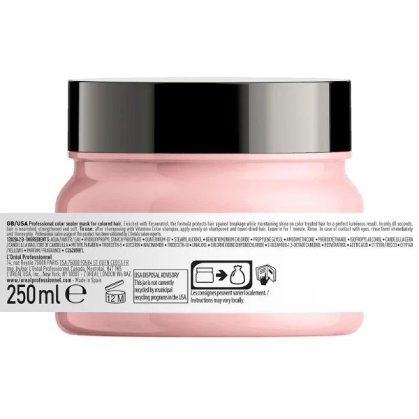Masque Vitamino Color L'Oréal Professionnel 250ML 9 Masque Vitamino Color L'Oréal Professionnel 250ML – Image 9