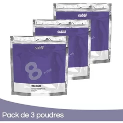 Pack 3 Poudres Subtil Blond 500 Grs