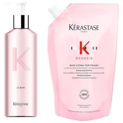 Pack Bouteille Et Recharge Bain Hydra-fortifiant Genesis Kérastase 500ML