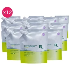 Pack De 12 Poudres Décolorante 7 Tons Sans Ammoniaque Generik 500G