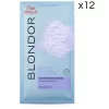 Pack De 12 Sachets De Poudre Décolorante Multiblonde Powder Blond Wella