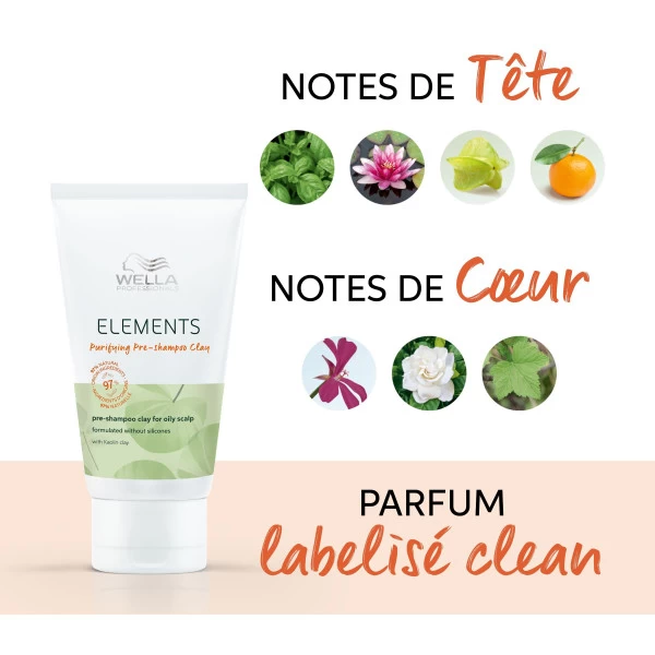 Pré-shampoing Purifiant à L'argile Purifying Elements Wella 70ML 6 Pré-shampoing Purifiant à L'argile Purifying Elements Wella 70ML – Image 6