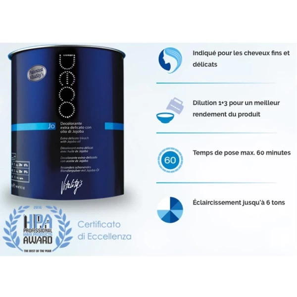 Recharge Poudre Décoloration Jo Vitality's 400g 2 Recharge Poudre Décoloration Jo Vitality's 400g – Image 2