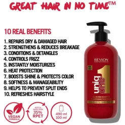 Shampooing 10-en-1 UniqOne Revlon 490ML -Hair Care Soldes shampooing 10 en 1 uniqone revlon 490ml 2