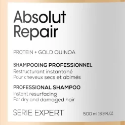 Shampooing Absolut Repair L'Oréal Professionnel 500ML -Hair Care Soldes shampooing absolut repair serie expert l oreal professionnel 500ml 4