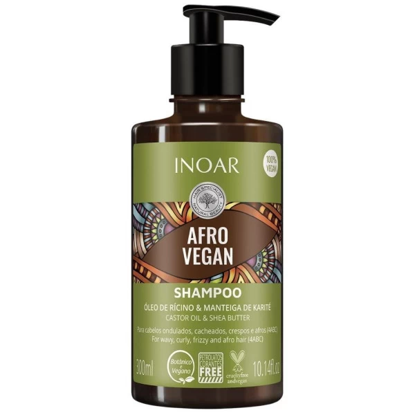 Shampooing Afro Vegan Inoar 300ML 1 Shampooing Afro Vegan Inoar 300ML