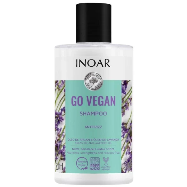 Shampooing Antifrizz Go Vegan Inoar 300ML 1 Shampooing Antifrizz Go Vegan Inoar 300ML