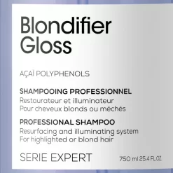 Shampooing Blondifier Gloss L'Oréal Professionnel 750ML -Hair Care Soldes shampooing blondifier gloss l oreal professionnel 750ml 6