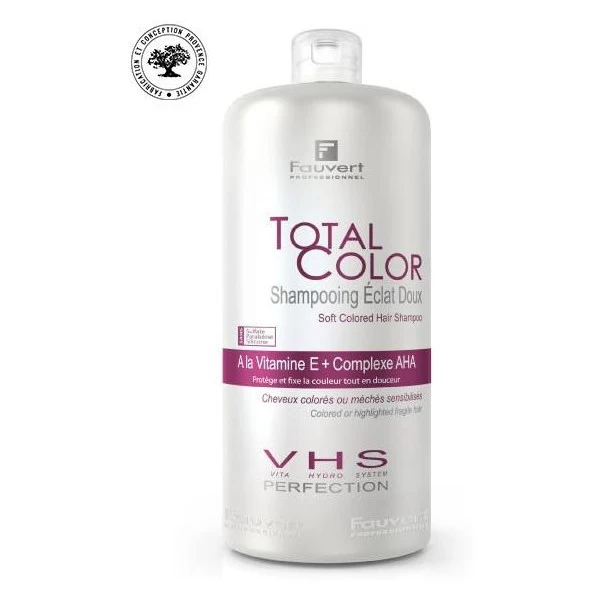 Shampooing Cheveux Colorés Sensibles Eclat Doux Fauvert Professionnel 1L 1 Shampooing Cheveux Colorés Sensibles Eclat Doux Fauvert Professionnel 1L