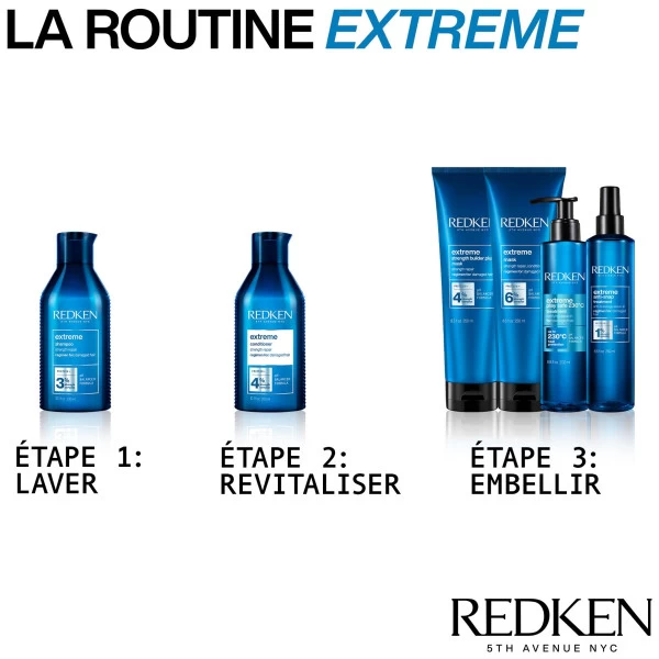 Shampooing Fortifiant Extreme Redken 300ML 5 Shampooing Fortifiant Extreme Redken 300ML – Image 5