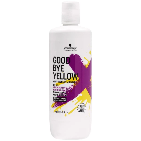 Shampooing Goodbye Yellow Schwarzkopf 1L 1 Shampooing Goodbye Yellow Schwarzkopf 1L