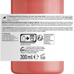 Shampooing Inforcer L'Oréal Professionnel 300ML -Hair Care Soldes shampooing inforcer loreal professionnel 300ml 9