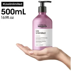 Shampooing Liss Unlimited L'Oréal Professionnel 500ML -Hair Care Soldes shampooing liss unlimited l oreal professionnel 500ml 5