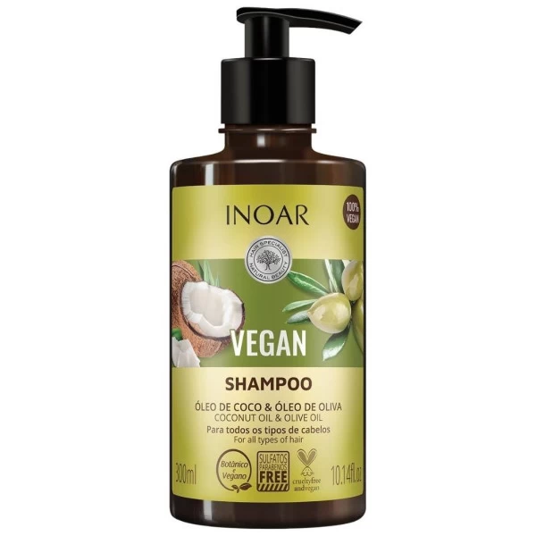 Shampooing Vegan Inoar 300ML 1 Shampooing Vegan Inoar 300ML