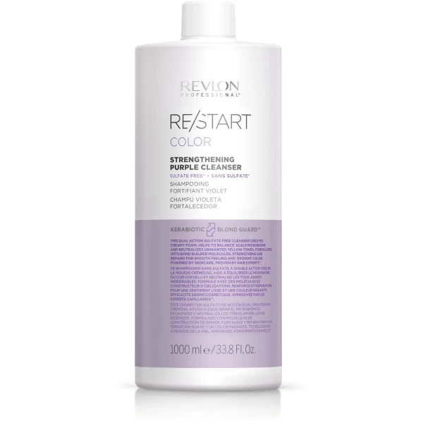 Shampooing Violet Fortifiant Revlon Restart 1L 1 Shampooing Violet Fortifiant Revlon Restart 1L