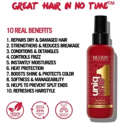 Spray 10-en-1 édition Célébration UniqOne Revlon 150ML -Hair Care Soldes spray 10 en 1 edition celebration uniqone revlon 150ml 3