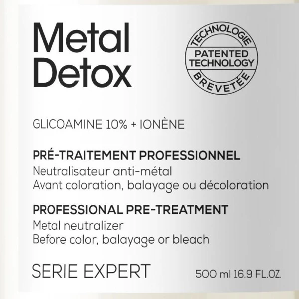 Spray Pré-traitement Metal Detox L'Oréal Professionnel 500ML 2 Spray Pré-traitement Metal Detox L'Oréal Professionnel 500ML – Image 2