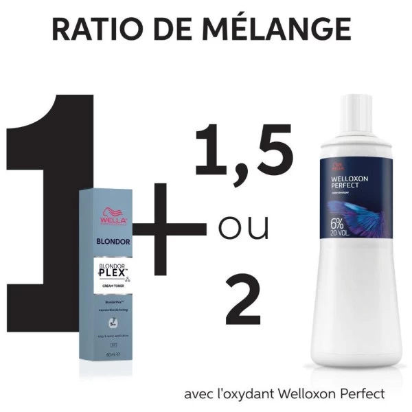 Toner Crème BlondorPlex Sienna Beige Wella 60ML 3 Toner Crème BlondorPlex Sienna Beige Wella 60ML – Image 3