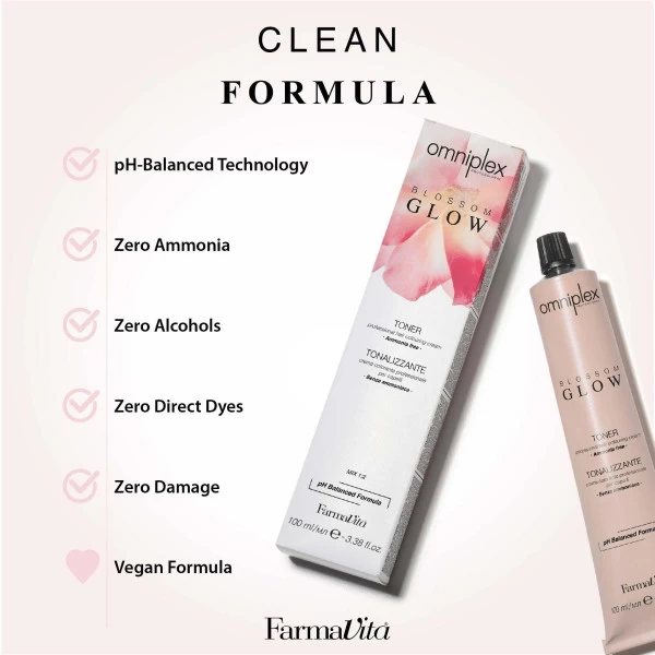 Toner DT Blossom Glow N°7.8 Châtain 100ml 5 Toner DT Blossom Glow N°7.8 Châtain 100ml – Image 5